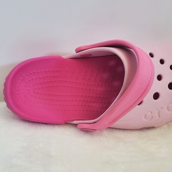 CROCS 2 Toned Pink Baya Classic Clog Child Size 12 - Picture 11 of 13